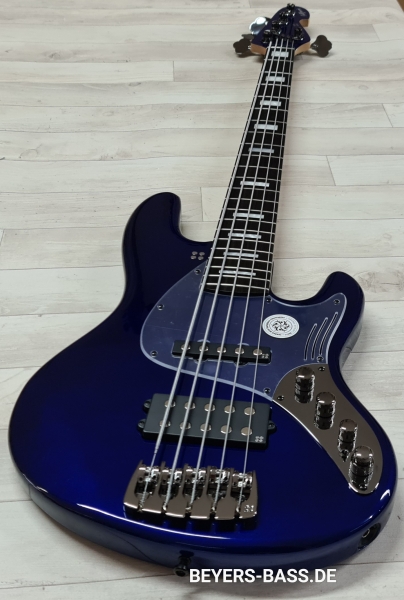 Sandberg California Grand Dark Custom TM5 Ebony, San Remo Blue Highgloss